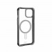 Urban Armor Gear Plyo Case With MagSafe - удароустойчив хибриден кейс с MagSafe за iPhone 13 (черен-прозрачен) 6