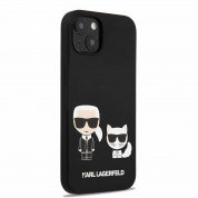 Karl Lagerfeld Karl & Choupette Silicone Case for iPhone 13 (black) 2