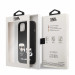 Karl Lagerfeld Karl & Choupette Silicone Case - дизайнерски силиконов кейс за iPhone 13 (черен) 6