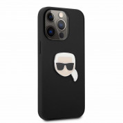 Karl Lagerfeld Karl Head Leather Case for iPhone 13 Pro (black) 2
