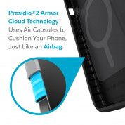 Speck Presidio 2 Pro Case Magsafe - удароустойчив хибриден кейс с възможност за iPhone 13 Pro (черен) 5