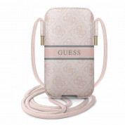 Guess Pouch 4G Printed Stripe S/M (pink)
