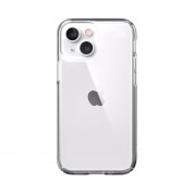 Speck Presidio Perfect Clear Case - удароустойчив хибриден кейс за iPhone 13 mini, iPhone 12 mini (прозрачен) 5