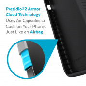 Speck Presidio 2 Grip Case - удароустойчив хибриден кейс за iPhone 13 Pro Max, iPhone 12 Pro Max (черен) 5