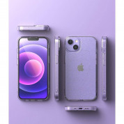 Ringke Air Glitter Case - силиконов (TPU) калъф за iPhone 13 (прозрачен) 6