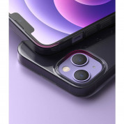 Ringke Air Case - силиконов (TPU) калъф за iPhone 13 (черен-прозрачен) 12