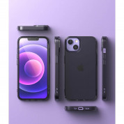 Ringke Air Case - силиконов (TPU) калъф за iPhone 13 (черен-прозрачен) 7