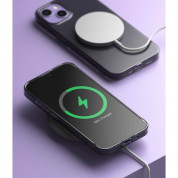 Ringke Air Case - силиконов (TPU) калъф за iPhone 13 (черен-прозрачен) 9