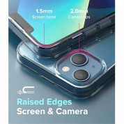 Ringke Fusion Crystal Case - хибриден удароустойчив кейс за iPhone 13 (черен-прозрачен) 3