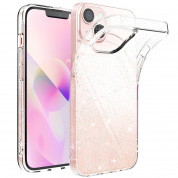 Ringke Air Glitter Case - силиконов (TPU) калъф за iPhone 13 mini (прозрачен)