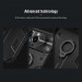 Nillkin CamShield Armor Hard Case - хибриден удароустойчив кейс с пръстен против изпускане за iPhone 13 Pro (черен) 4