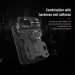 Nillkin CamShield Armor Hard Case - хибриден удароустойчив кейс с пръстен против изпускане за iPhone 13 Pro Max (черен) 7