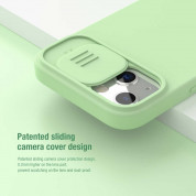 Nillkin CamShield Silky Magnetic Silicone Case - силиконов (TPU) калъф с MagSafe за iPhone 13 (черен) 3