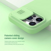 Nillkin CamShield Silky Magnetic Silicone Case - силиконов (TPU) калъф с MagSafe за iPhone 13 Pro (черен) 3