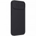 Nillkin CamShield Silky Silicone Case - силиконов (TPU) калъф за iPhone 13 (черен) 2