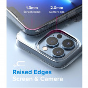 Ringke Air Case - силиконов (TPU) калъф за iPhone 13 Pro (черен-прозрачен) 2