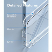 Ringke Air Case - силиконов (TPU) калъф за iPhone 13 Pro (черен-прозрачен) 4