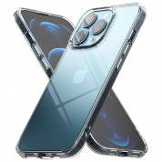 Ringke Fusion Crystal Case - хибриден удароустойчив кейс за iPhone 13 Pro (черен-прозрачен) 1