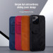 Nillkin Qin Book Pro Leather Flip Case - кожен калъф, тип портфейл за iPhone 13 Pro Max (черен) 10