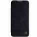 Nillkin Qin Book Pro Leather Flip Case - кожен калъф, тип портфейл за iPhone 13 Pro Max (черен) 2