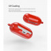 Ringke Galaxy Buds PC Case - поликарбонатов кейс с карабинер за Samsung Galaxy Buds, Galaxy Buds Plus (червен)  4