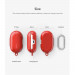 Ringke Galaxy Buds PC Case - поликарбонатов кейс с карабинер за Samsung Galaxy Buds, Galaxy Buds Plus (червен)  10