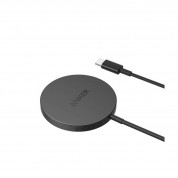 Anker PowerWave II USB-C Magnetic Pad 7.5W - поставка (пад) за безжично зареждане за iPhone с Magsafe (сив)