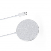 Anker PowerWave II USB-C Magnetic Pad 7.5W - поставка (пад) за безжично зареждане за iPhone с Magsafe (сребрист)