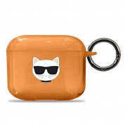 Karl Lagerfeld AirPods 3 Choupette Head Silicone Case (orange)