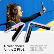 Spigen AirSkin Case - качествен поликарбонатов кейс за Samsung Galaxy Z Flip 3 (прозрачен) 12