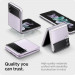 Spigen AirSkin Case - качествен поликарбонатов кейс за Samsung Galaxy Z Flip 3 (прозрачен) 16