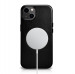 iCarer Leather Oil Wax MagSafe Case - кожен (естествена кожа) кейс с MagSafe за iPhone 13 (черен) 4