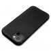 iCarer Leather Oil Wax MagSafe Case - кожен (естествена кожа) кейс с MagSafe за iPhone 13 (черен) 10