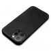 iCarer Leather Oil Wax MagSafe Case - кожен (естествена кожа) кейс с MagSafe за iPhone 13 Pro Max (черен) 10