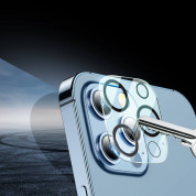 Bestsuit D30 Buffer 6 in 1 Set - комплект удароустойчив кейс, хибридно стъклено защитно покритие за дисплея, стъкленo защитно покритие за камерата и покритие за гърба за iPhone 13 Pro Max 2