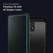 Spigen Glass.Tr Align Master Tempered Glass 2 Pack - 2 броя калени стъклени защитни покрития за дисплей на Samsung Galaxy A52, Galaxy A52s (прозрачен) 3