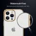 ESR Project Zero Case - силиконов (TPU) калъф за iPhone 13 Pro Max (златист-прозрачен) 7