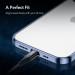 ESR Project Zero Case - силиконов (TPU) калъф за iPhone 13 Pro (син-прозрачен) 9