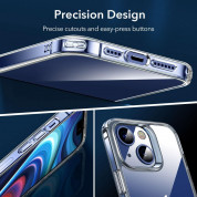 ESR Classic Hybrid Protection Set - хибриден удароустойчив кейс и 2 броя стъклено защитно покритие за дисплея на iPhone 13 (прозрачен) 10