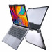 4smarts Full Body Sturdy Case - удароустойчив хибриден кейс за MacBook Pro 13 (2016-2020), MacBook Pro 13 M1 (2020), MacBook Pro 13 M2 (2022) (черен-прозрачен) 3