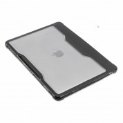 4smarts Full Body Sturdy Case - удароустойчив хибриден кейс за MacBook Pro 13 (2016-2020), MacBook Pro 13 M1 (2020), MacBook Pro 13 M2 (2022) (черен-прозрачен) 5