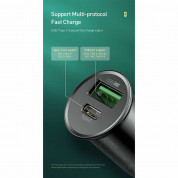 Baseus PPS Quick Car Charger 30W (CCYS-C01) - зарядно за кола с USB-A и USB-C изходи с технология за бързо зареждане (черен) 8