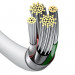 Baseus Superior Lightning USB Cable (CALYS-02) - USB кабел за Apple устройства с Lightning порт (25 см) (бял) 4