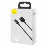 Baseus Superior Lightning USB Cable (CALYS-C01) - USB кабел за Apple устройства с Lightning порт (200 см) (черен) 6
