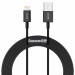 Baseus Superior Lightning USB Cable (CALYS-C01) - USB кабел за Apple устройства с Lightning порт (200 см) (черен) 1