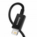 Baseus Superior Lightning USB Cable (CALYS-C01) - USB кабел за Apple устройства с Lightning порт (200 см) (черен) 3