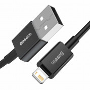 Baseus Superior Lightning USB Cable (CALYS-C01) for iPhone with Lightning connectors (200 cm) (black) 1