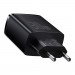 Baseus Compact Quick Wall Charger 30W (CCXJ-E01) - захранване за ел. мрежа с 2хUSB-A и USB-C изходи и технология за бързо зареждане (черен) 3