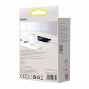 Baseus Compact Quick Wall Charger 30W (CCXJ-E02) - захранване за ел. мрежа с 2хUSB-A и USB-C изходи и технология за бързо зареждане (бял) 7