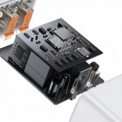 Baseus Compact Quick Wall Charger 30W (CCXJ-E02) - захранване за ел. мрежа с 2хUSB-A и USB-C изходи и технология за бързо зареждане (бял) 5